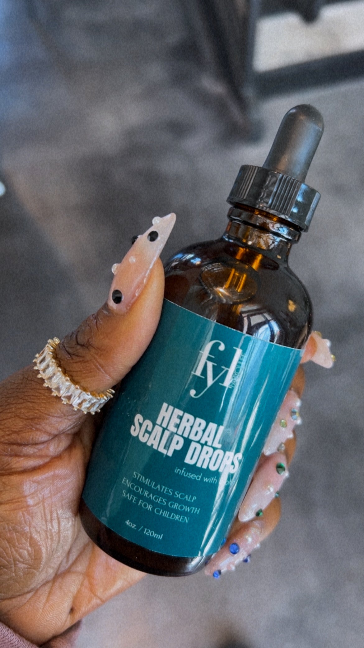Herbal Scalp Drops infused with Biotin