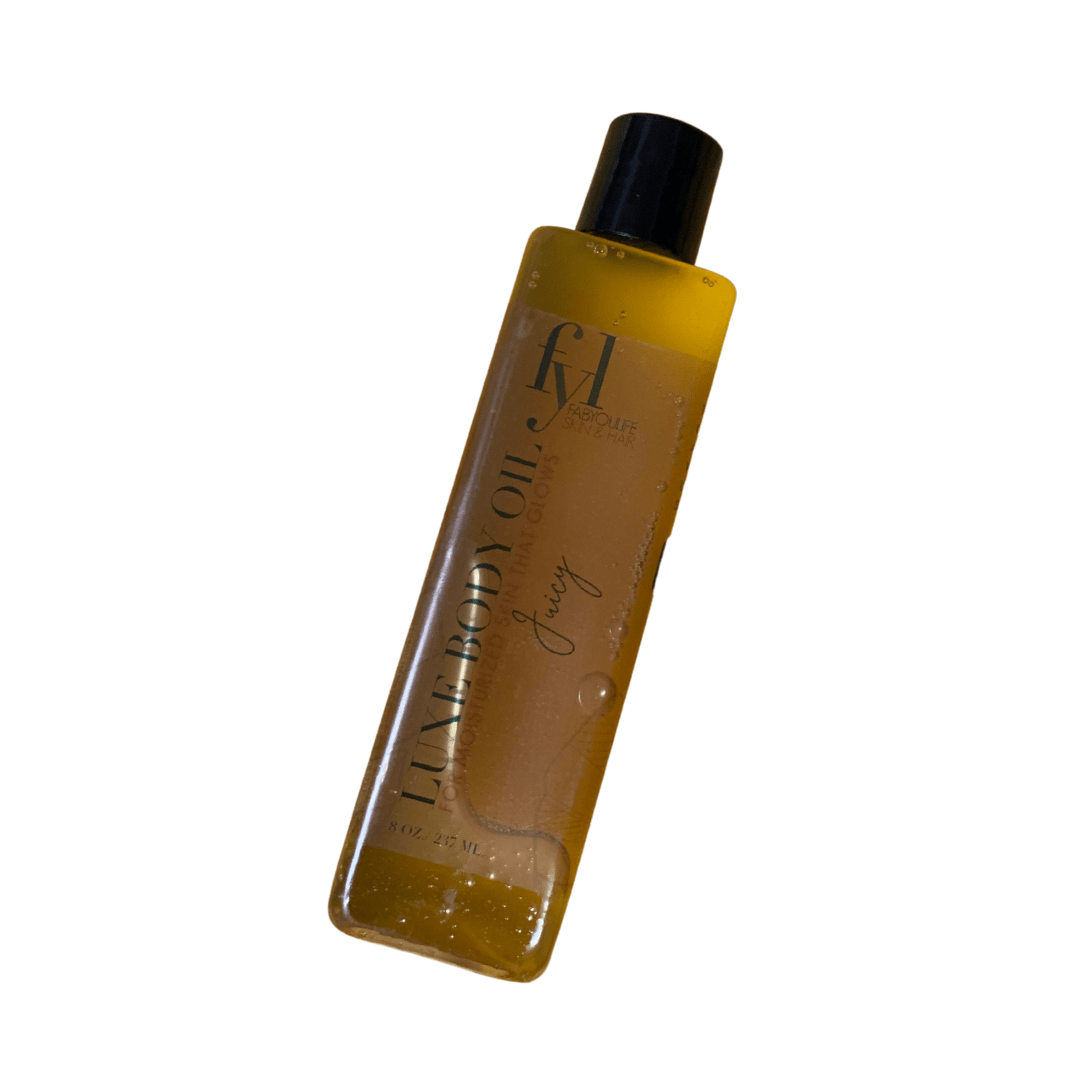 juicy luxe body oil for glowing skin