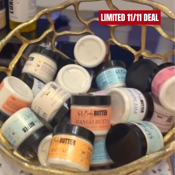 Limited 11/11 Singles Day deal – mini body butter bundle with bestselling scents from Fabyoulife.