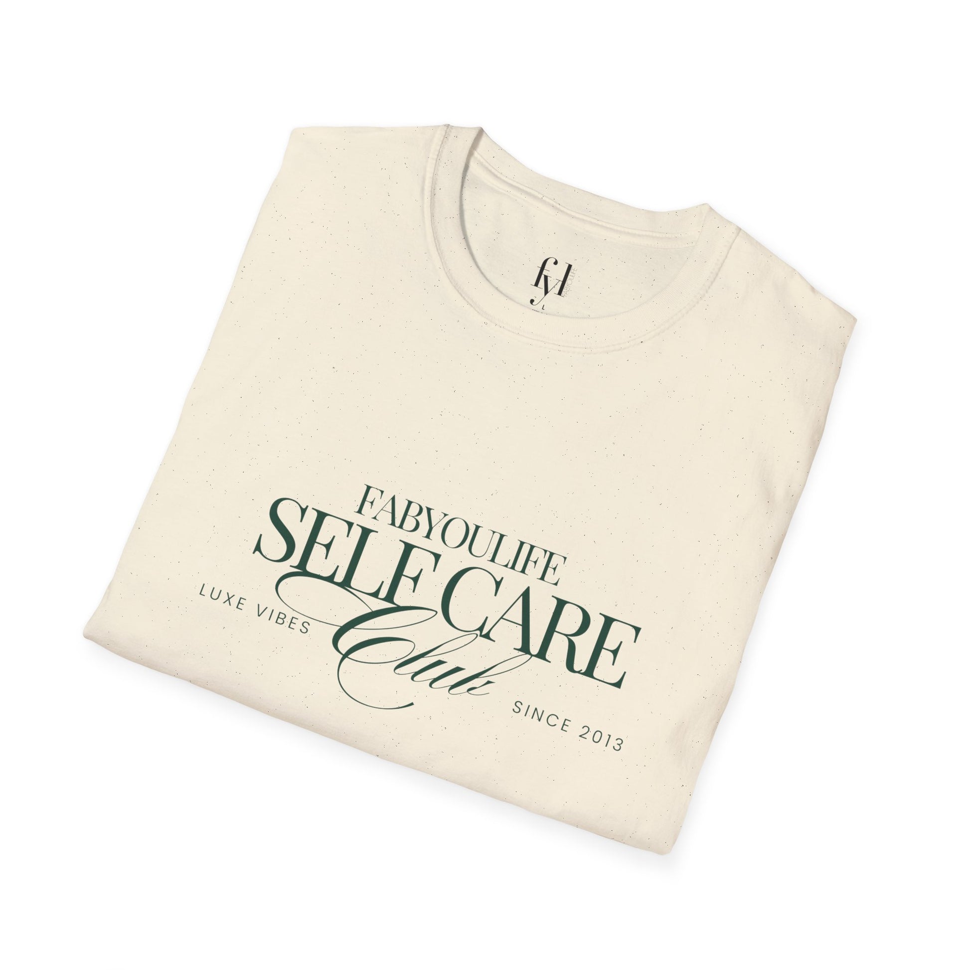 Self care club t shirt | natural and hunter | self care lifestyle t shirt