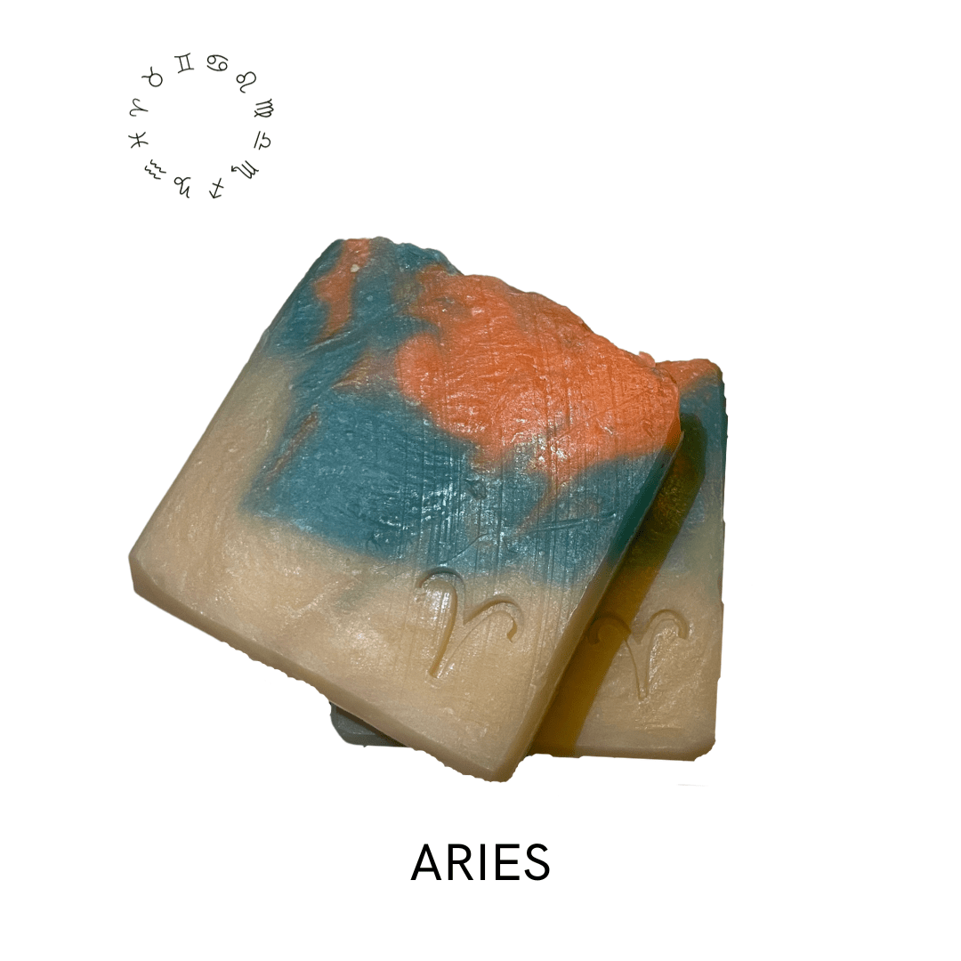 Aries soap bar, specially crafted to ignite your inner fire and leave you feeling refreshed and rejuvenated! Made with nourishing avocado oil, this soap bar is bursting with invigorating scents that will awaken your senses.