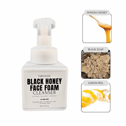 Black Honey Face Foam Cleanser FabYouLife