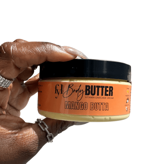scent notes: ripe mango, papaya, lemon curd, and berry. Our silky, luxurious body butter is a symphony of texture and fragrance, specifically crafted to hydrate, protect, and pamper your skin. This triple butter blend, with its creamy formula, will leave you feeling indulgent and pampered while it locks in moisture after every bath or shower.