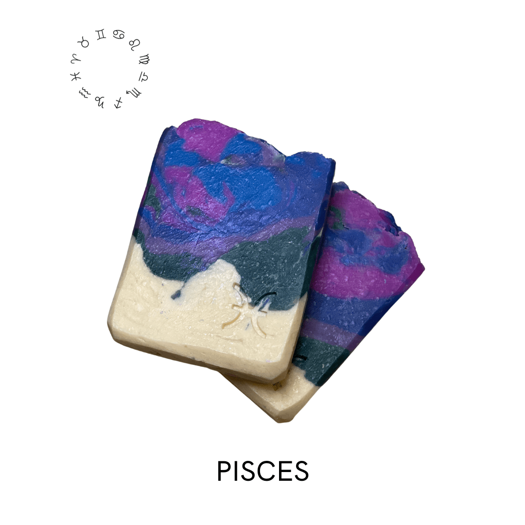 Dive into Tranquility 🌊 Born between February 19 and March 20, Pisces individuals find serenity in the depths of the ocean. Our Zodiac Soap Bar soothes with its dreamy scents. A thoughtful gift that nourishes the souls of those who seek the tranquility of the water's embrace. Dive into tranquility and discover the peace within your soul.
