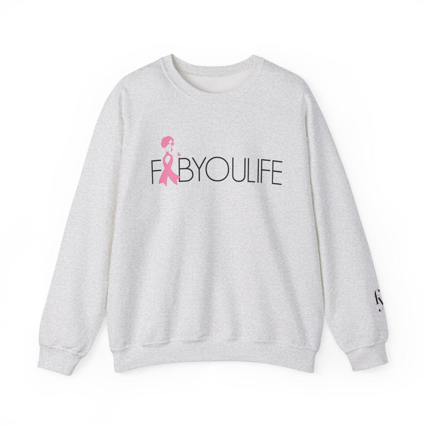 Fabyoulife Breast Cancer Awareness Crewneck Sweatshirt