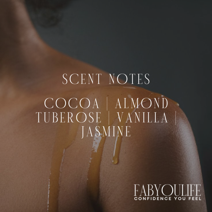 Fabyoulife body oil inspired by Good Girl fragrance for hydrated skin