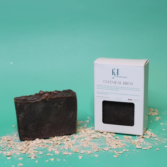 oatmeal natural soap made with oatmeal beer and shea butter. shea butter oatmeal soap for dry skin. soap good for pwople with eczema