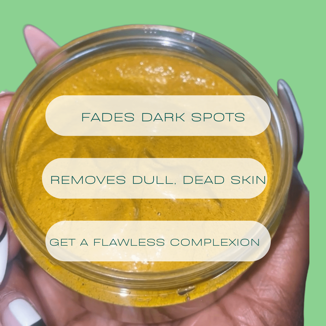 A exfoliating face mask made with turmeric and vitamin c that banishes dullness and works to unveil a softer, smoother, more youthful-looking complexion. This cleansing face scrub melts away excess oil, buildup, and debris—without stripping skin—to reveal a softer, smoother complexion that visibly glows.